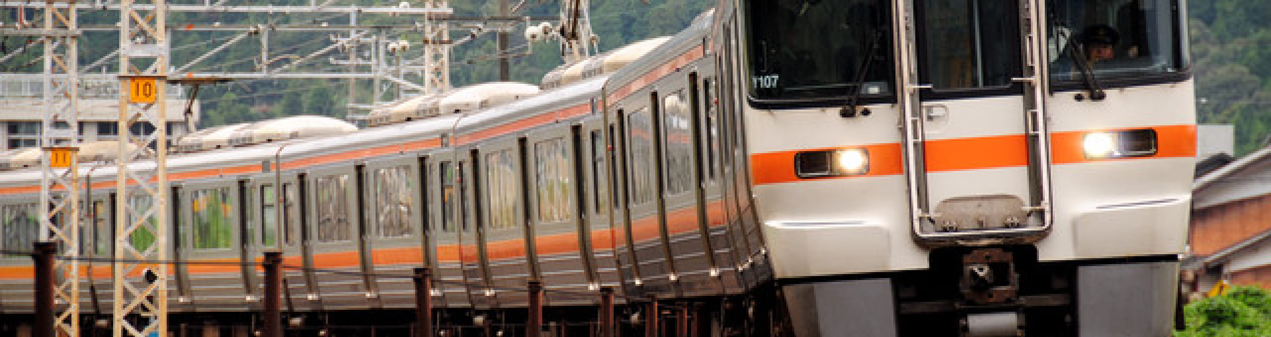 電車の背景画像